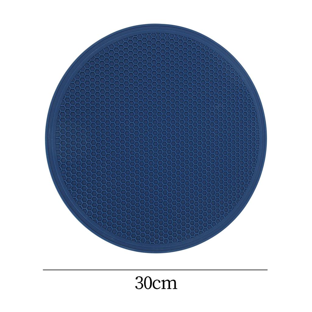 Kitchen Round Pot Holder Anti Scald Coaster Silicone Pan Pads Silicone Microwave Mat for Bowls Dishes Plates Hot Pot