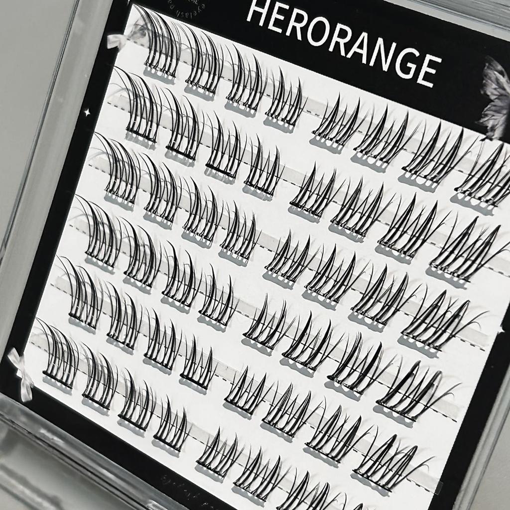 Pre Glued DIY Curling Eyelash Clusters Fluffy Single Cluster False Eyelashes Ideal for Cosplay and Costume Parties