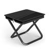 Portable Folding Stool Zipper Closure Ultralight Collapsible Stool Compact Design Camping Travel Fishing Hiking Chair