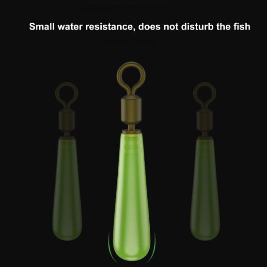 1 Box Fishing Floats Seats Compact Size Water Drop Shape Good Sealing Sufficient Quantity Wide Application Anti-winding Silicone Fishing