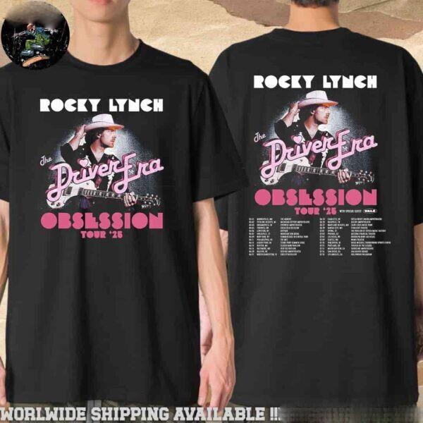 RockyLynch The Driver Era Obsession World Tour 2026 With Vale 2 Sides Merc Tee XL