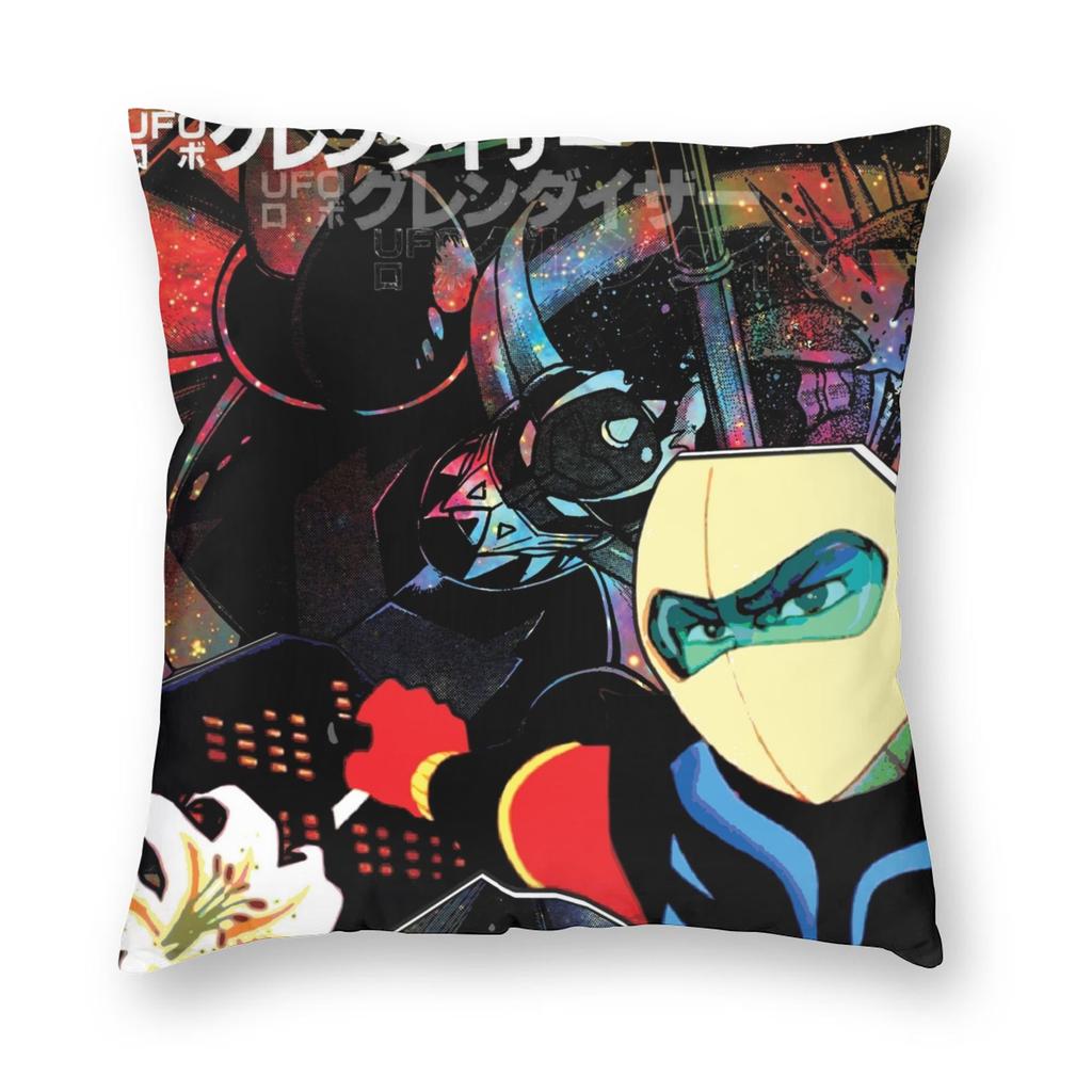 Goldrake Ufo Robot Grendizer Pillowcase Soft Polyester Cushion Cover Decorations Pillow Case Cover Home Square 40*40Cm