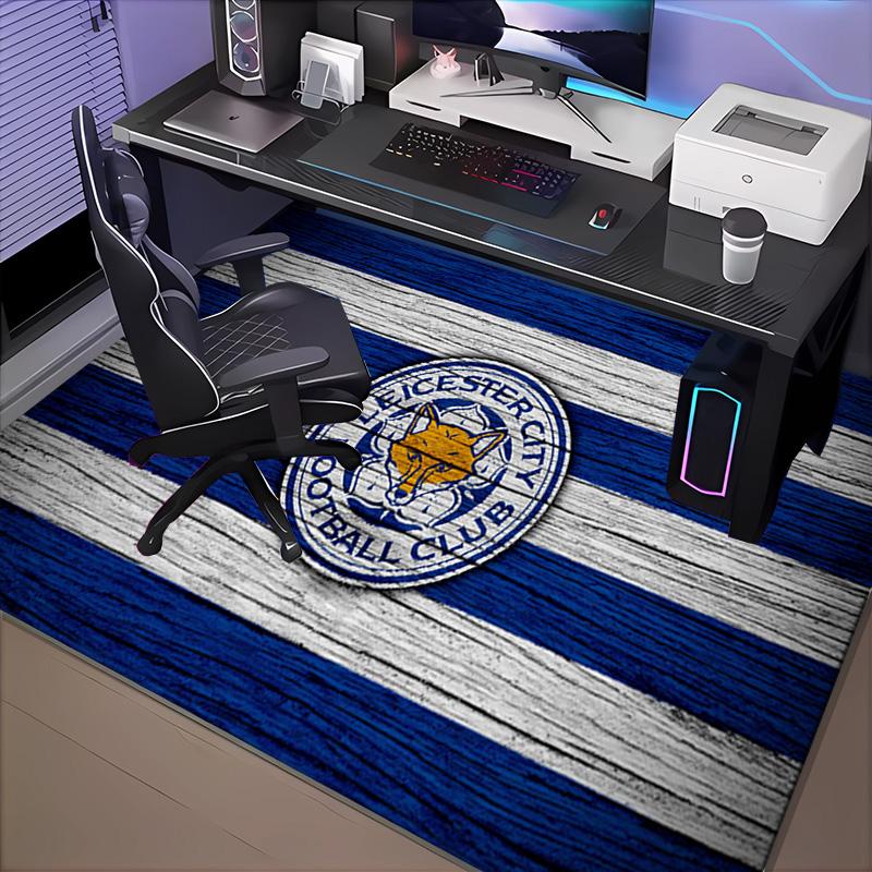 1PC Leicester City Football Club  Rug Game Carpet, Floor Mat for Bedroom Living Room Entryway Rug, Home Decor Idea Gift for Christmas birthday