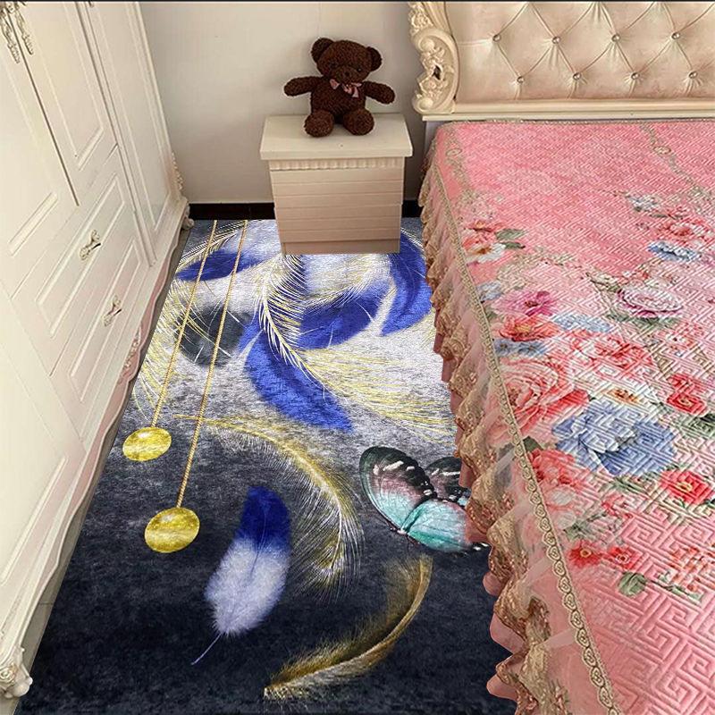 Carpet Bedroom Light Luxury Carpet Girl Warm Bedroom Carpet Bedside Carpet Living Room Tea Table Mat