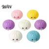 Relaxation Hand Toy 1/3/5Pcs Bubble Blowing Cartoon Dumpling Stress Relief Steamed Bun Squeeze Fidget Soft Stretchy Dough Ball Reliever