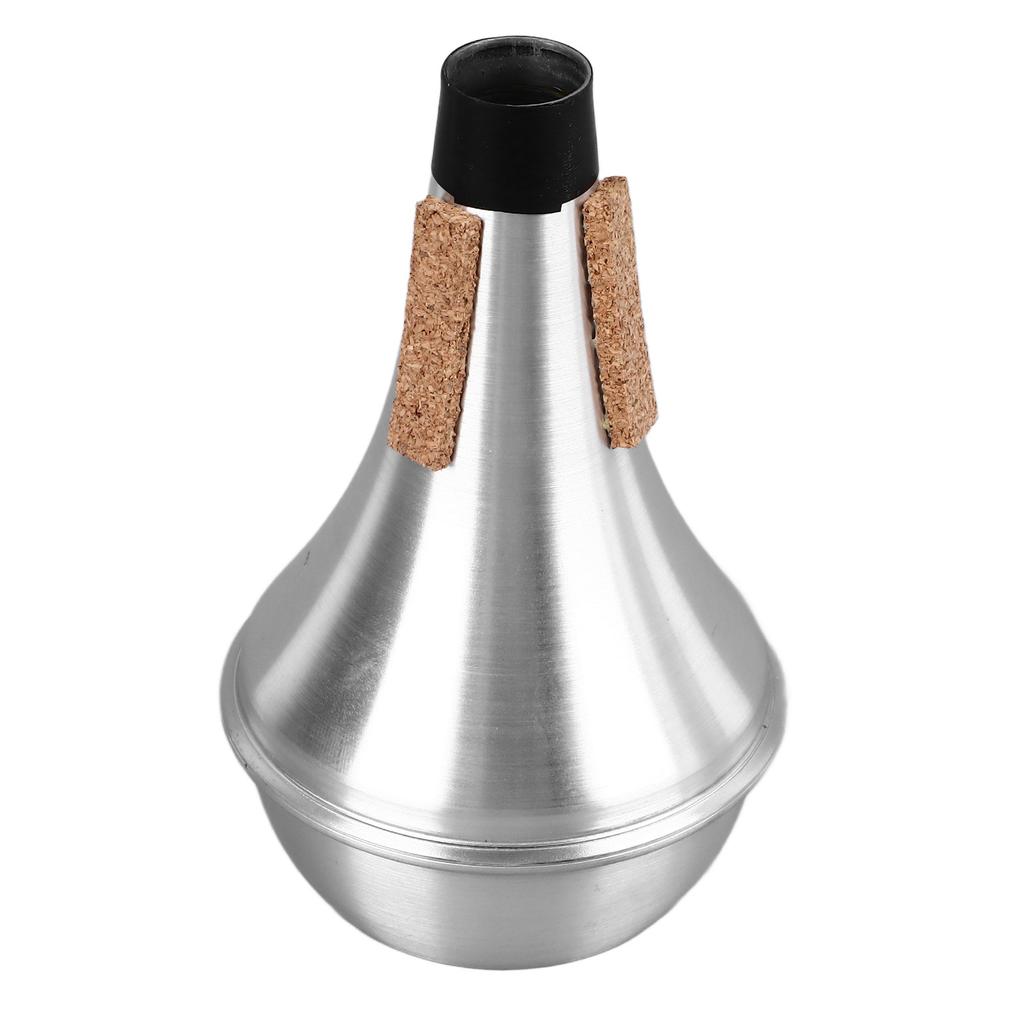 Trompeten Übungsdämpfer Leichte Aluminiumlegierung Weicher Kork Geräuschreduzierung Trompeten Übungsdämpfer