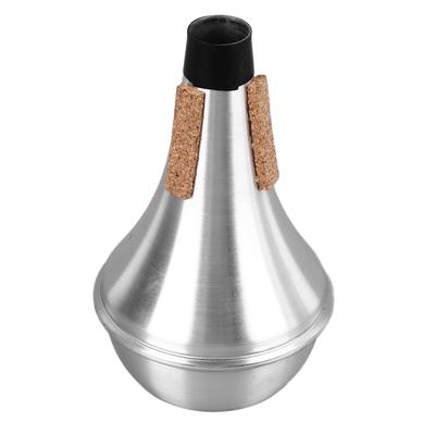 Trumpet Practice Mute Lightweight Aluminum Alloy Soft Cork Noise Reduction Trumpet Practice Silencer