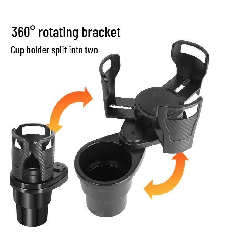 Adjustable Rotatable Car Cup Holder & Organizer