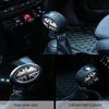 Gear Shift Knob Trim, 1 Pair Gear Shift Knob Cover Left and Right Gray
