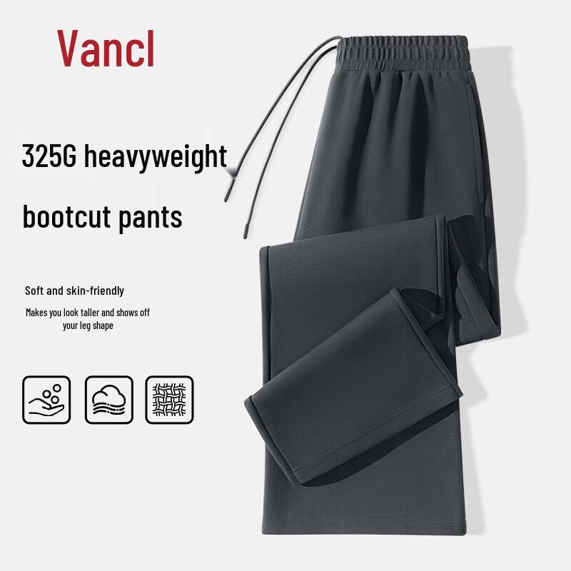 VANCL Herr Lös Utsvängd Casual Mjukisbyxa