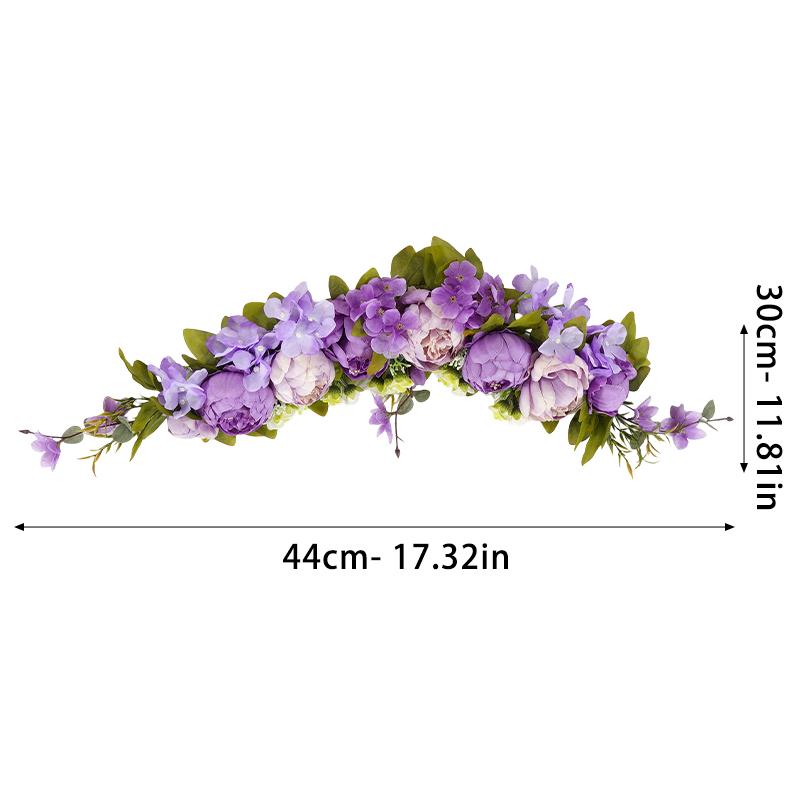 

Cross-Border Wedding Party Artificial Flower Pendants Living Room Auditorium Christmas Decorations Creative Arrangement фиолетовый
