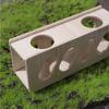 New Natural Wood Hamster Tunnel Durable Chewable Surface Escape Maze DIY Crafts Thickened Hamster Hideout Tube for Guinea Pigs