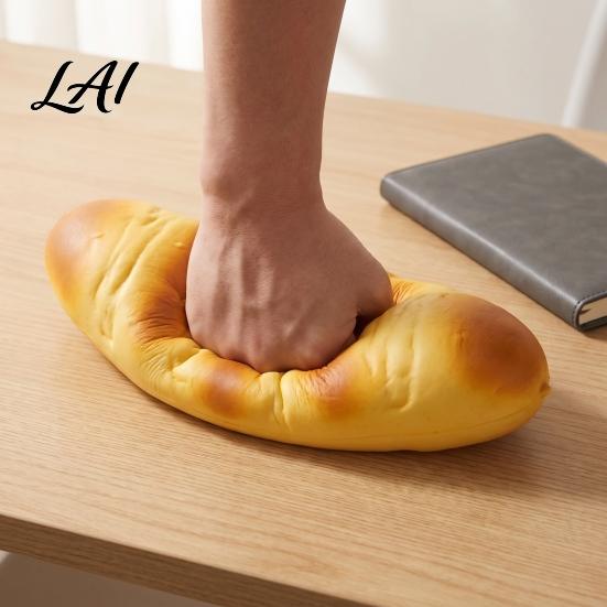 Fun Desk Accessories for Stress Large Baguette Squishy Fidget Toy Realistic French Bread Relief Relaxation Toys Home Use Squeeze Oversized