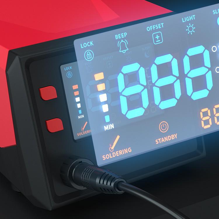 DELIXI Adjustable High-Power Electric Soldering Iron for Home Repairs