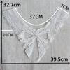Lace Embroidery Milk Silk Imitation Pearl Decorative Collar for DIY Sewing Accessories