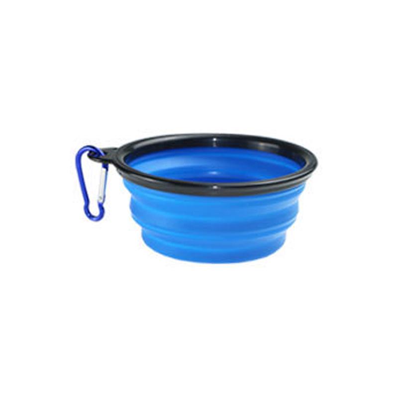 Collapsible Silicone Pet Bowl for Travel - Dog Food & Cat Water Dish
