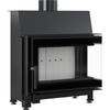 Right Steel Air Fireplace KRATKI SIMPLE 6 kW 150