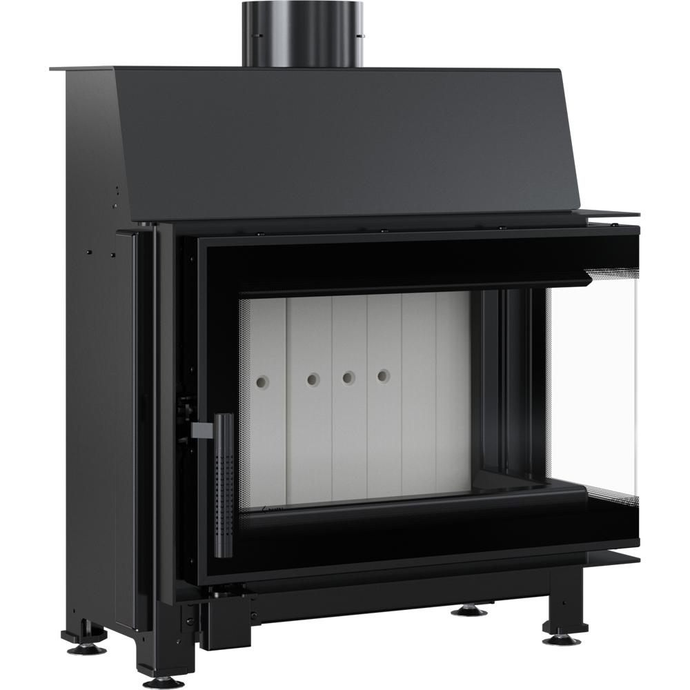 Right Steel Air Fireplace KRATKI SIMPLE 6 kW 150