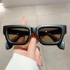 High Quality Retro High End Designer Style Edgy Punk Trendy Timeless Square Shaped Female For Both Male Sun Glasses
