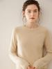 Women's Elegant Cashmere Sweater: Round Neck, Drop Shoulder, Versatile Knit, Loose Fit, Warm Base Layer for Autumn & Winter