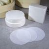 Zhishi kulatá bílá papírová podložka na jídlo