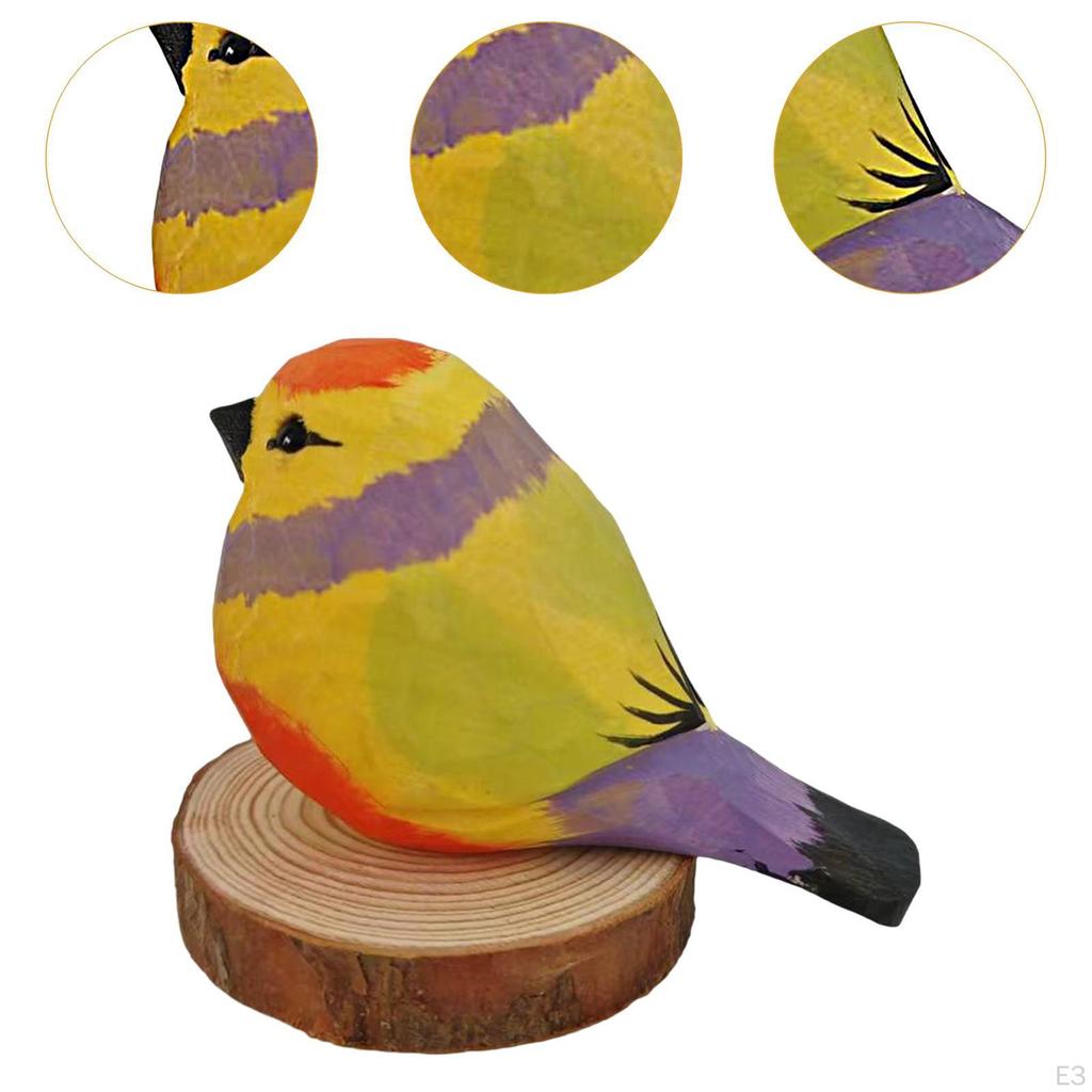 Bird Sculpture with Base for Garden And Desktop Display