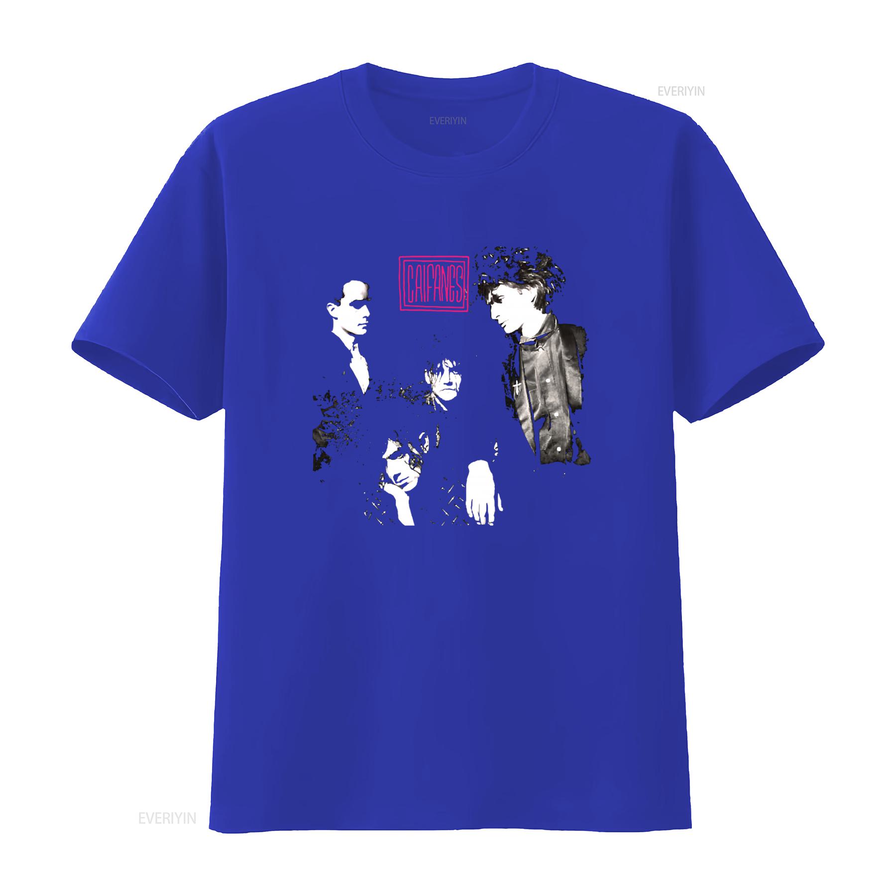 

New Rare Caifanes Band T Shirt Tour For Fans Men All Sizes Rock Style vintage Washed Top For Everyday Wear homme Stretched S