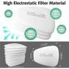 50 Pieces Of Respirator Filter Cotton, 5N11 Replaceable Particulate Filter Cotton, Suitable For Gas Respirators 6000, 6100, 6200, 6800, 7501,7502