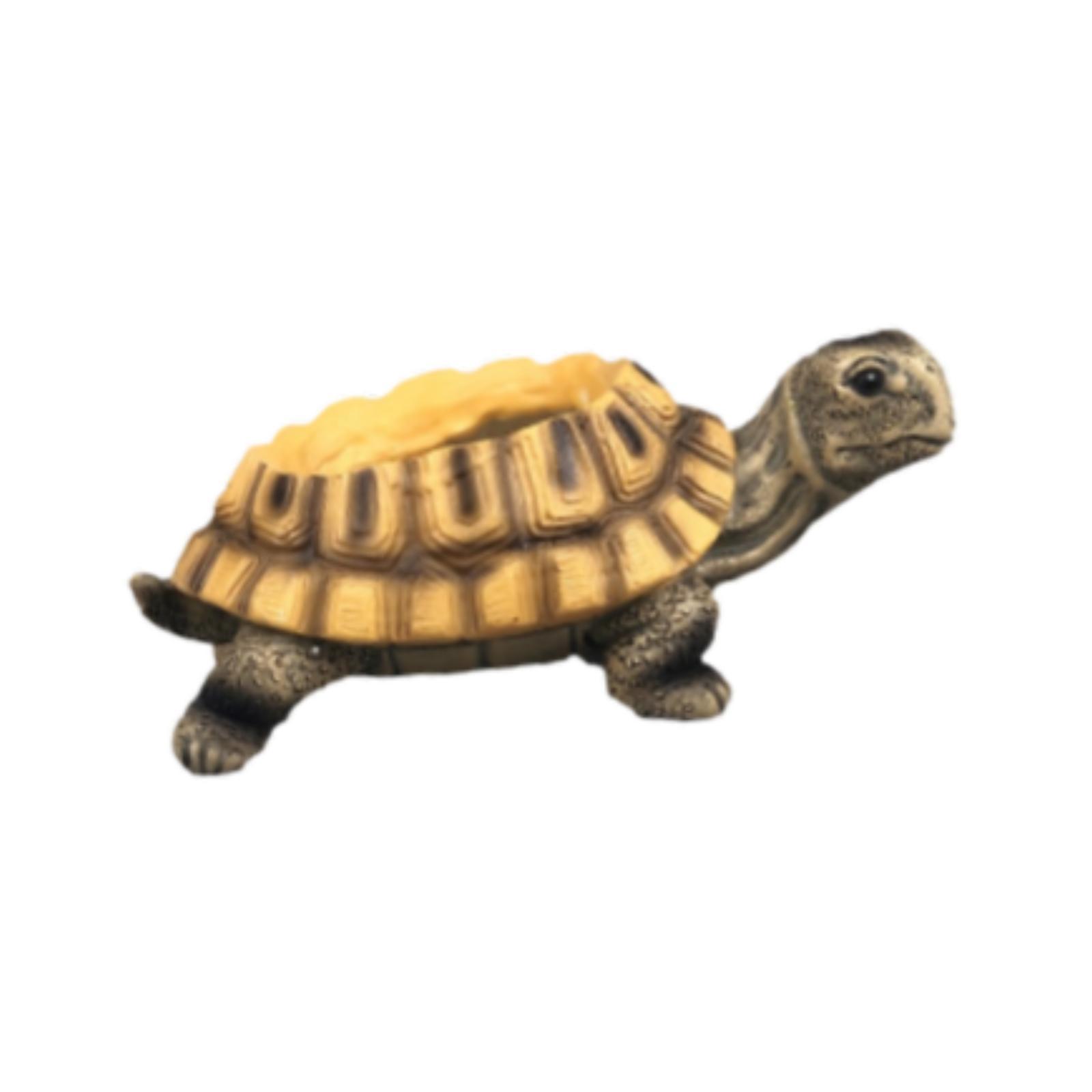 

Turtle Resin Animal Planter Decorative Flower Vase Container for Garden Outdoor Party Decoration