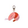 Marine Collection Plush Shrimp And Fish Bag Charm With Cute Animal Design For Girls