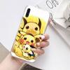 Transparent Case for Samsung A04 A14 A23 A34 A54 M23 M33 M52 M53 Realme Narzo 50 50I 50a Prime C35 C55 C30S 10 9 Pro K-90 Lovely Pikachu