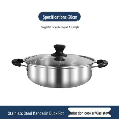 Wutuo Extra Thick Stainless Steel Split Soup Pot