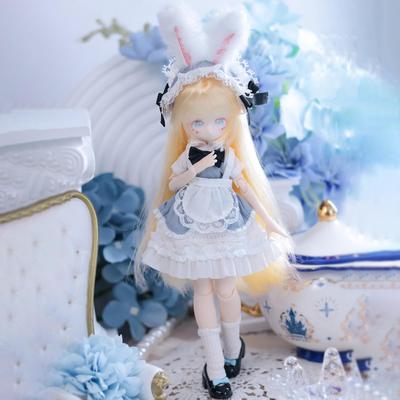 MJD Doll Scale Movable Anime For Ages 15 and Made of PVC Includes Collectible Carrot Tea Ceremony 1/8 Figure, 20cm, Up, & ABS, Costume, Figure,