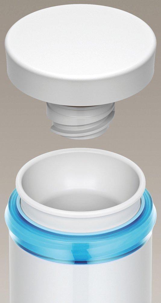 THERMOS Vacuum Insulated Mobile Mug Pearl White PRW 0.35L JNO-350