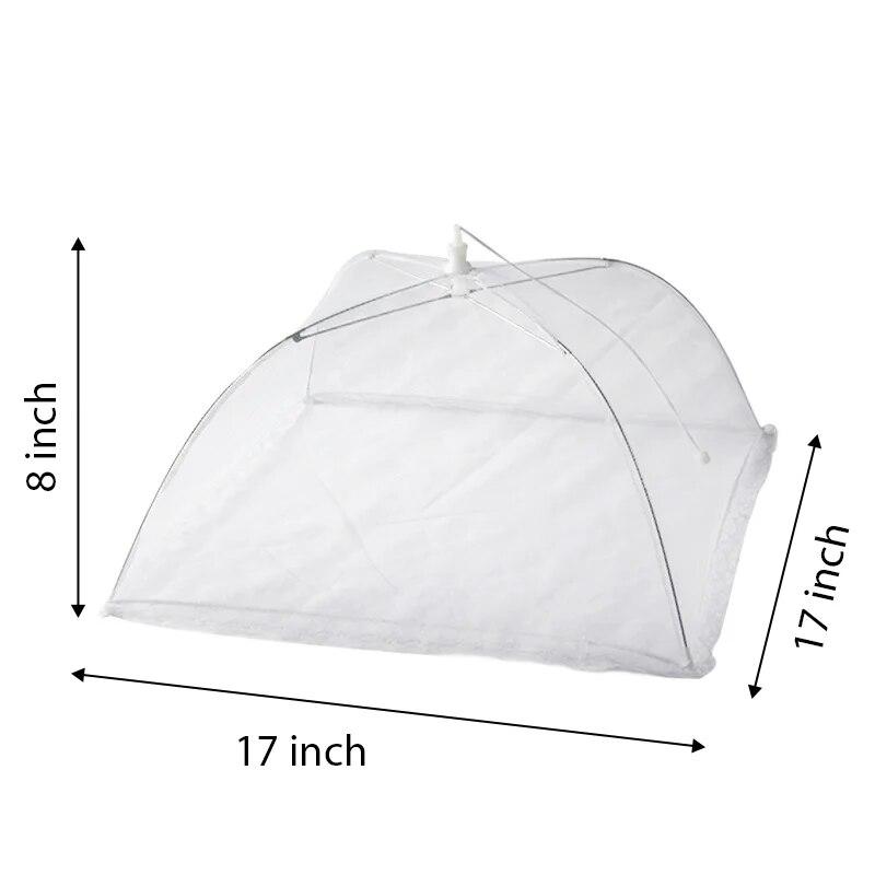 1PC Folding Food Mesh Cover Tent Home Table Meal Vegetable Fruit Umbrella Breathable Insect-proof Food Cover Net