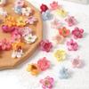 20/30Pcs Peach Blossom Artificial Flower Head For Wall Plant Home Room Decoration DIY Garland Valentine's Day Gift Wedding Decor
