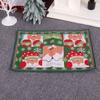 Christmas Decorations Rubber Knit Floor Mat Foot Mat Christmas Door Mat
