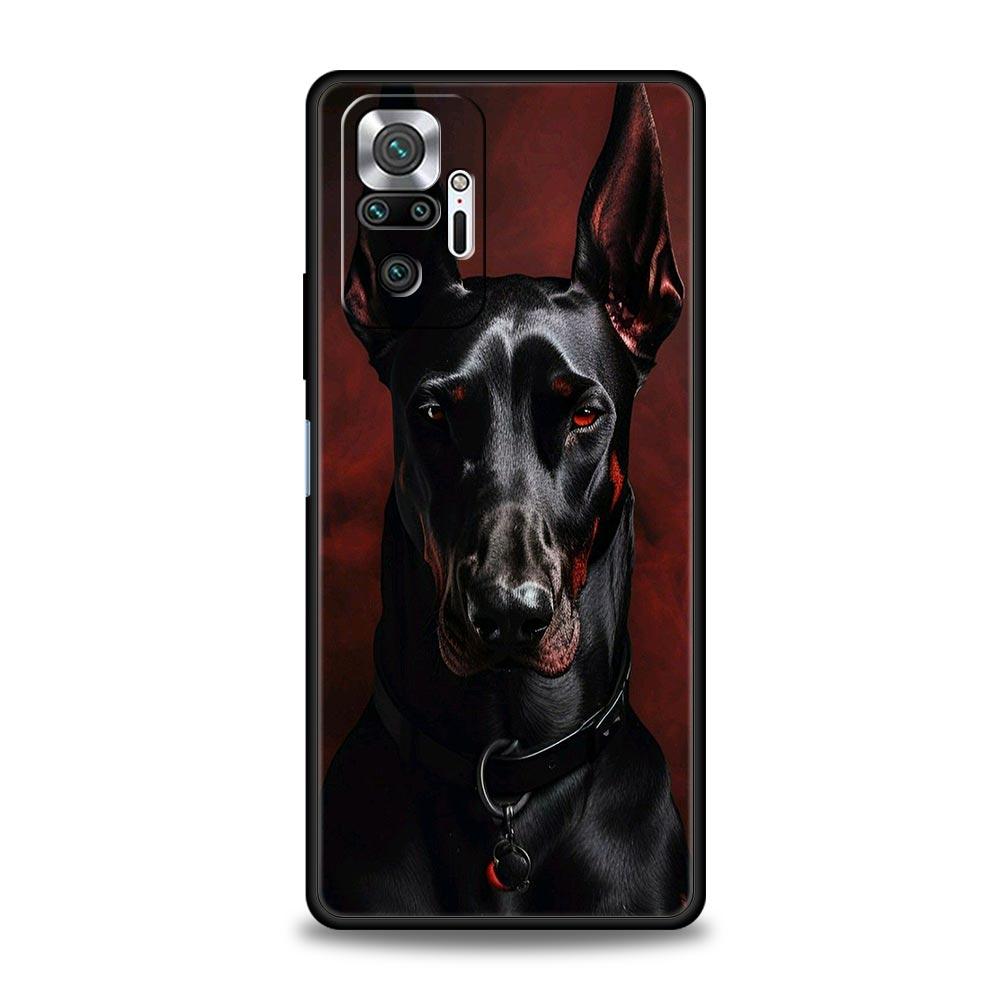 

Чехол для телефона для Xiaomi Redmi Note 14 13 12 Pro Plus 5G 9S 9 10 11 4G 14C 13C 12C 10C 9C 9A Мягкий чехол Собака Ротвейлер Redmi Note 11
