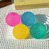 Spielzeug 6CM Ball Malzose Squishy Blau Mochi Sensorisches Fidget Spielzeug Simuliertes Anti-Stress-Spielzeug für Erwachsene Langsam rückfederndes Dekompressionsspielzeug