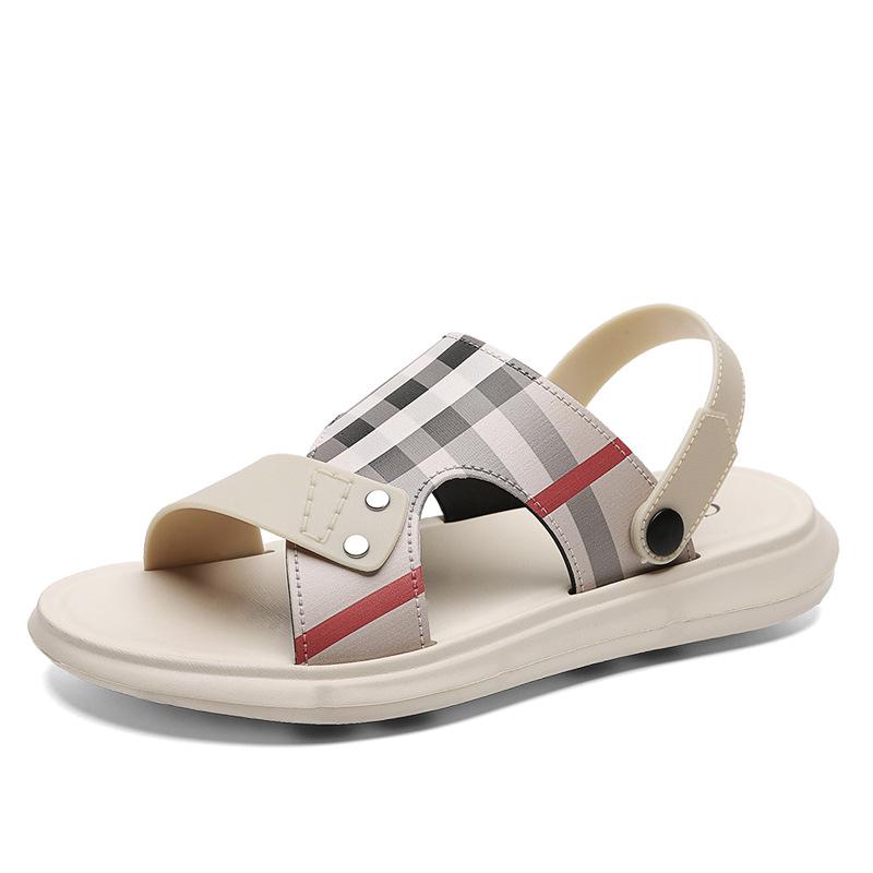 

Casual Sandals Men S Summer Sports And Casual Outer Wear Dual-Purpose Beach Men S Cool Slippers Breathable Thick Bottom 40 хаки