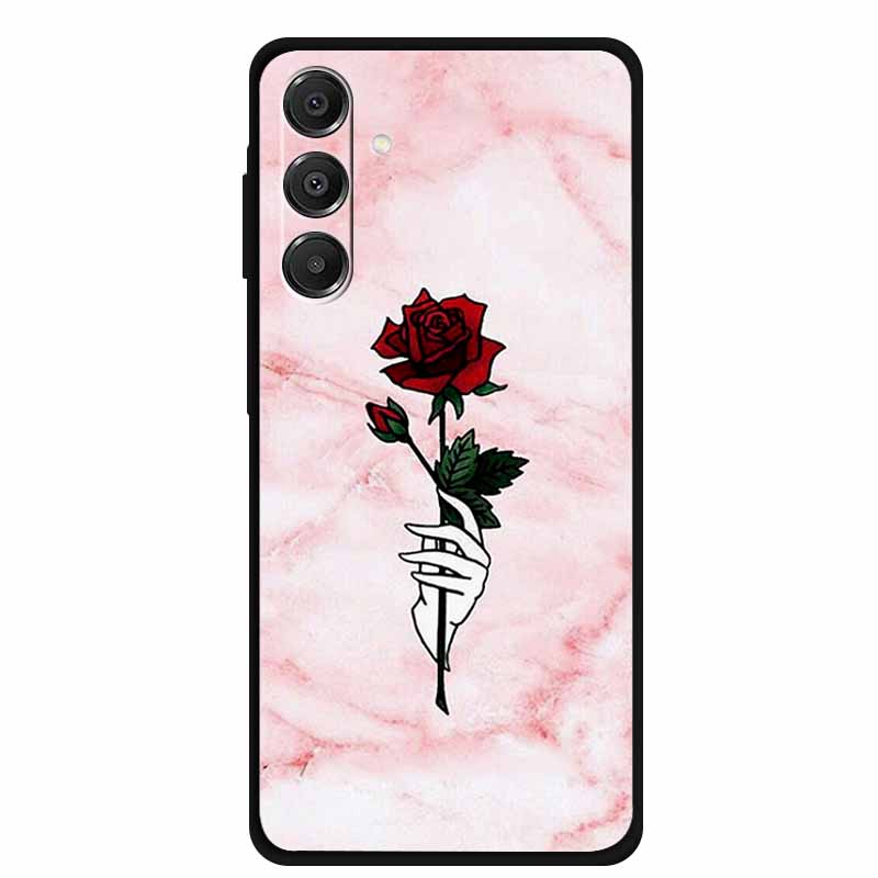 For Samsung Galaxy A14 A15 A16 5G Case Marble Soft TPU Phone Back Cover For Samsung A14 A15 4G Shockproof Silicone Painted Coque