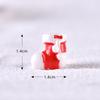 Santa Mini Christmas Claus Snowman Micro Landscape Miniatures Ornament Figurines