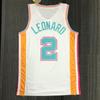 Custom Heat Pressed Basketball Jersey San Antonio Spurs 5 Murray 21 Duncan 20 Ginobili Breathable Bamboo Charcoal Fabric