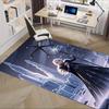 3D Printed Elsa,Frozen,Snowflake Anti-Slip Rug - Machine Washable Office Rug for Living Room, Bedroom, Office - Multiple Sizes