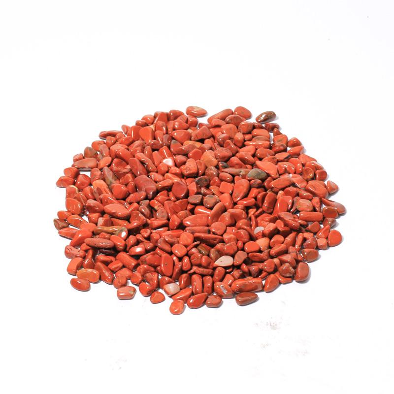 Natural Red Jasper Chips Crystal Healing Tumbled Stones Crystal Tumbled Chips Gravels for Fengshui Ornaments 7-9mm