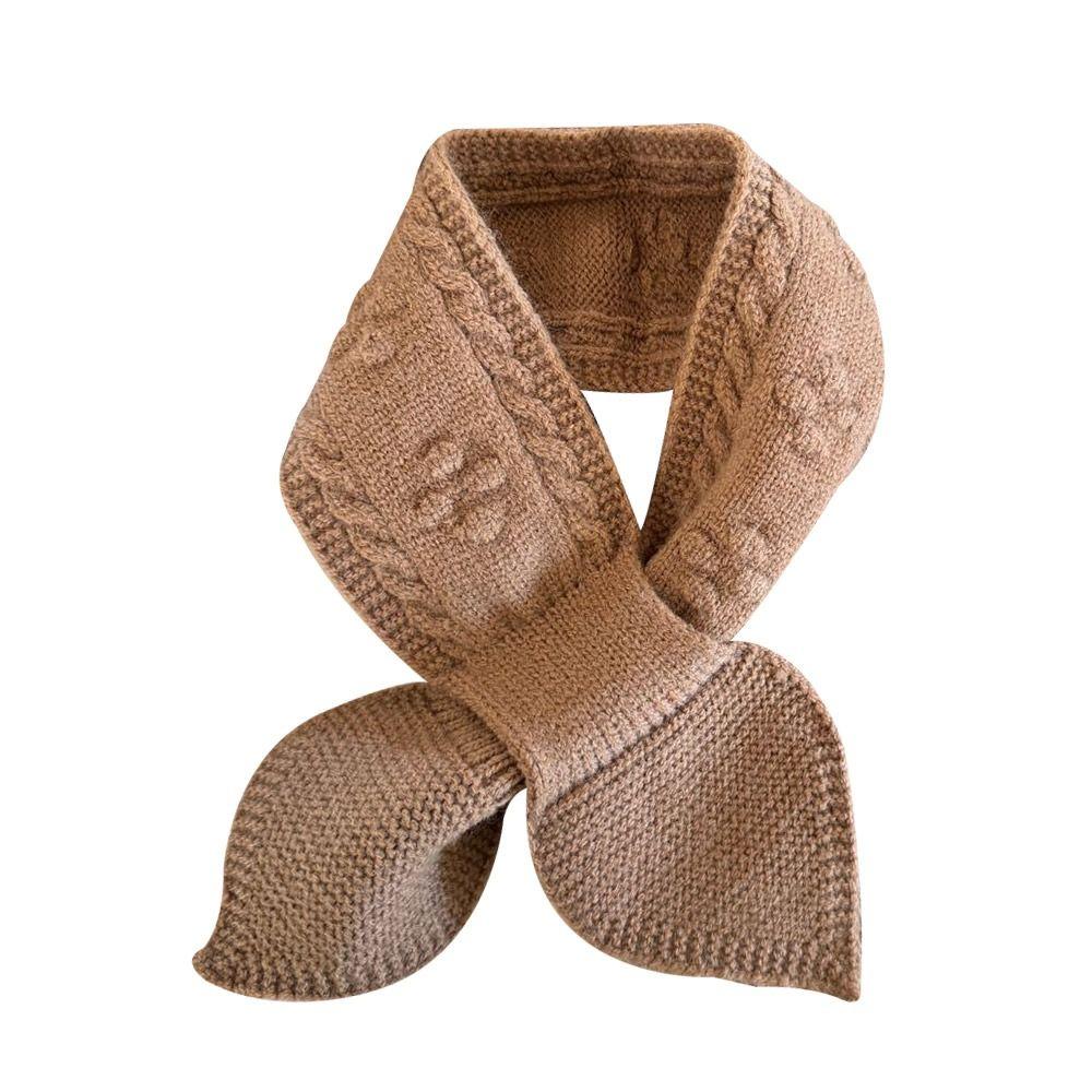 Silná dětská zimní šála Teplá pletená šála Jednoduchá dětská šála Venkovní