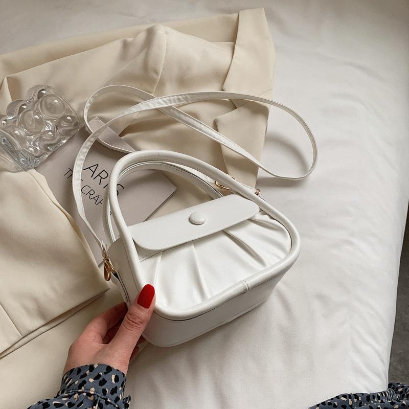 

Ретро женская сумка через плечо из искусственной кожи повседневная простая модная женская дорожная офисная однотонная сумка весна новинка Mini(Max Length<20cm)