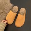 Platform Birkenstock shoes bag head half slippers women's outer wear 2025 spring and summer new retro Muller shoes soft sole Birkenstock half to