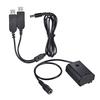 NP-FZ100 DC Coupler Dual USB Adapter Dummy Battery for Sony A7III A9 A7RIII A7SIII