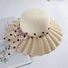 Women's Fashionable Sun Protection Wide Brim Straw Hat for Summer Beach and Scenic Outings